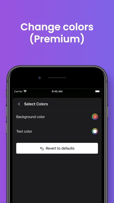Ảnh chụp màn hình của Text Widget Noti