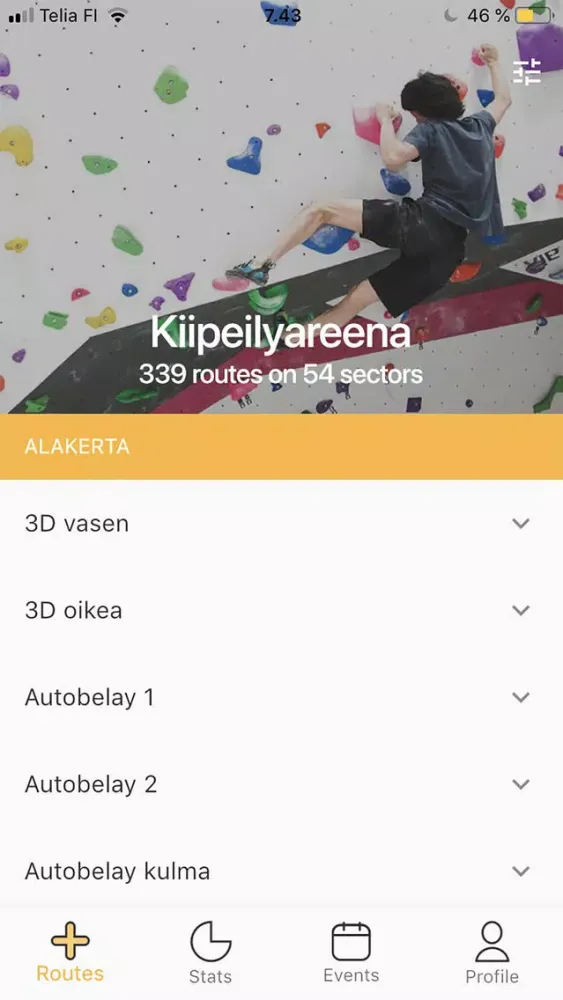 Climbs Screenshots