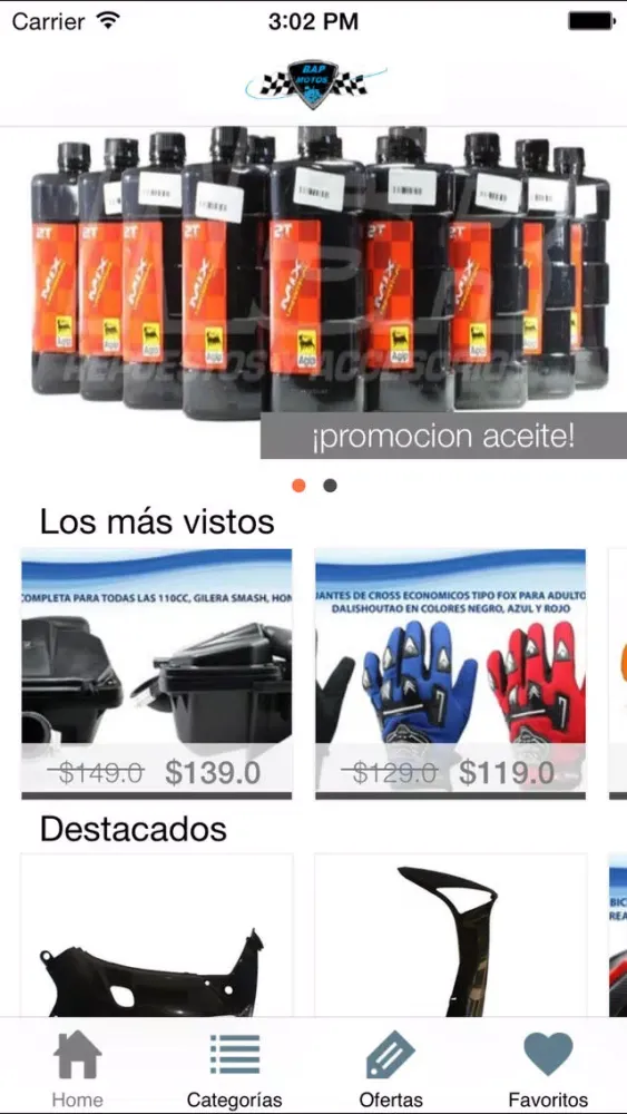 Capturas de pantalla de BAP Motos