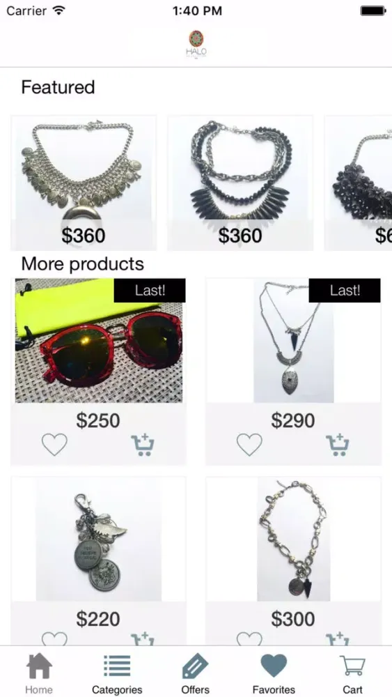Tangkapan layar Halo Accesorios