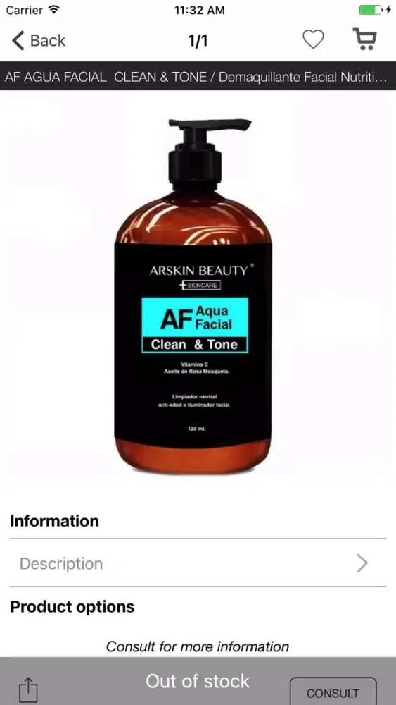 Zrzuty ekranu SKINCARE.com.ar