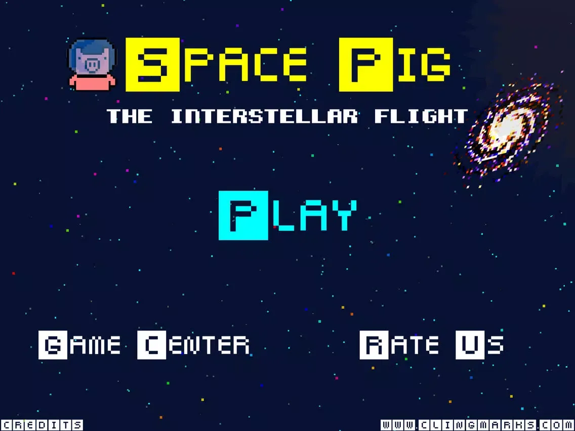 Pixel Space Pig - The Interstellar Flight iPad  स्क्रीनशॉट