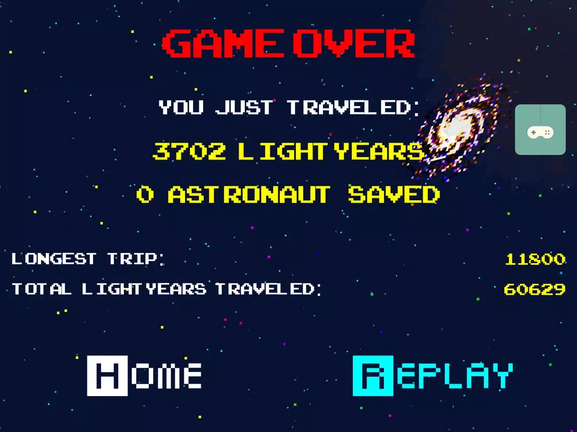 Pixel Space Pig - The Interstellar Flight iPad  स्क्रीनशॉट