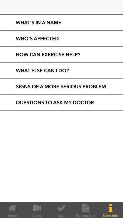 Zrzuty ekranu The Truth About Low Back Pain