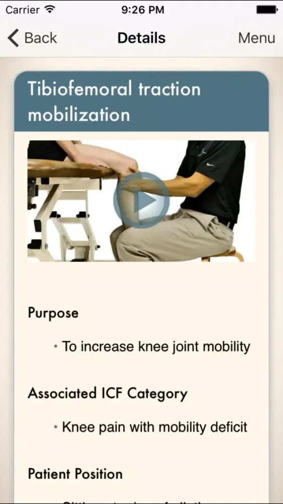 Clinical Pattern Recognition: Knee pain スクリーンショット