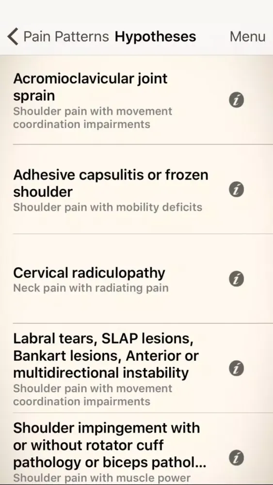 Clinical Pattern Recognition: Shoulder Pain Ekran Görüntüleri