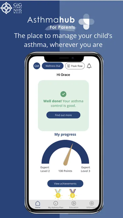 NHSWales Asthmahub for Parents应用截图