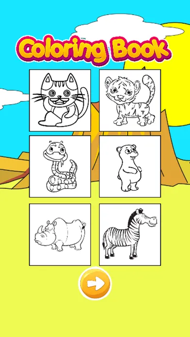Cat Animal Coloring Drawing Book For Kids & Adults Screenshots