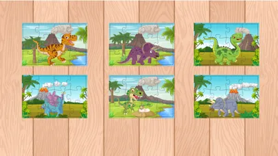 Cute Dinosaur Jigsaw Puzzles Games for Kids Free Screenshots