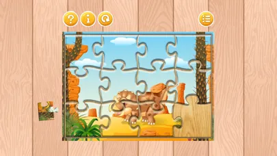 Cute Dinosaur Jigsaw Puzzles Games for Kids Free Screenshots