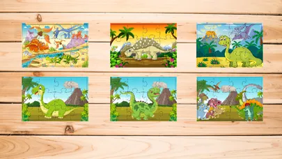 Captures d'écran de Dinosaurs Jigsaw Game HD - For Kids Toddler Puzzle