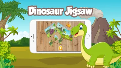 Capturas de tela do Dino Puzzle Games For Kids Free - Dinosaur Jigsaw Puzzles For Preschool Toddlers Girls and Boys