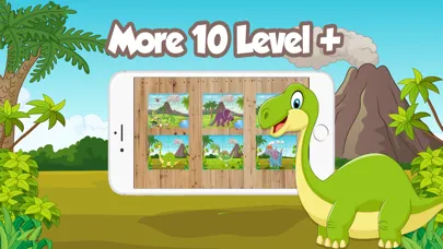 Capturas de tela do Dino Puzzle Games For Kids Free - Dinosaur Jigsaw Puzzles For Preschool Toddlers Girls and Boys