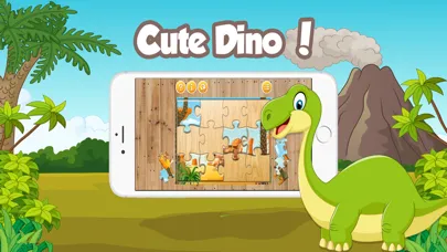 Capturas de tela do Dino Puzzle Games For Kids Free - Dinosaur Jigsaw Puzzles For Preschool Toddlers Girls and Boys