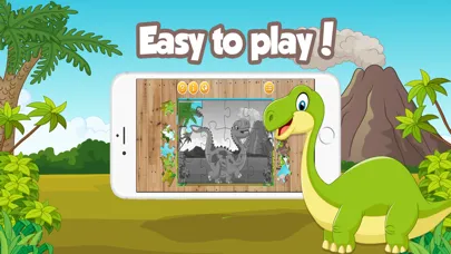 Capturas de tela do Dino Puzzle Games For Kids Free - Dinosaur Jigsaw Puzzles For Preschool Toddlers Girls and Boys