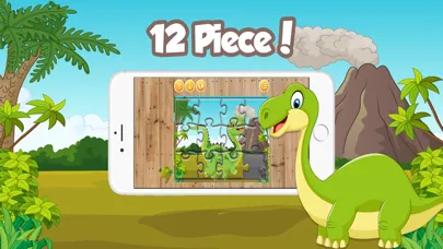 Capturas de tela do Dino Puzzle Games For Kids Free - Dinosaur Jigsaw Puzzles For Preschool Toddlers Girls and Boys