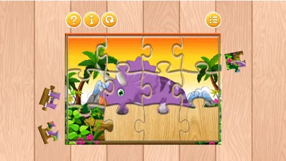 Capturas de pantalla de Dinosaur Jigsaw Puzzle Dino for toddlers and kids