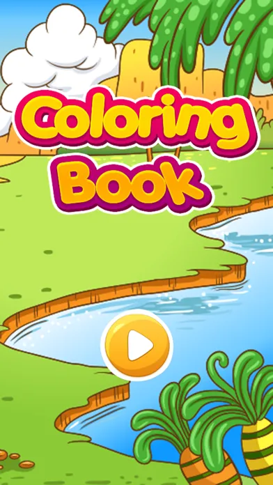 Dinosaur Coloring Pages For Kids Draw Paint Games স্ক্রিনশট