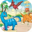 Dinosaur Puzzle for Kids - Dino Jigsaw Games Free for Toddler and Preschool Learning Games