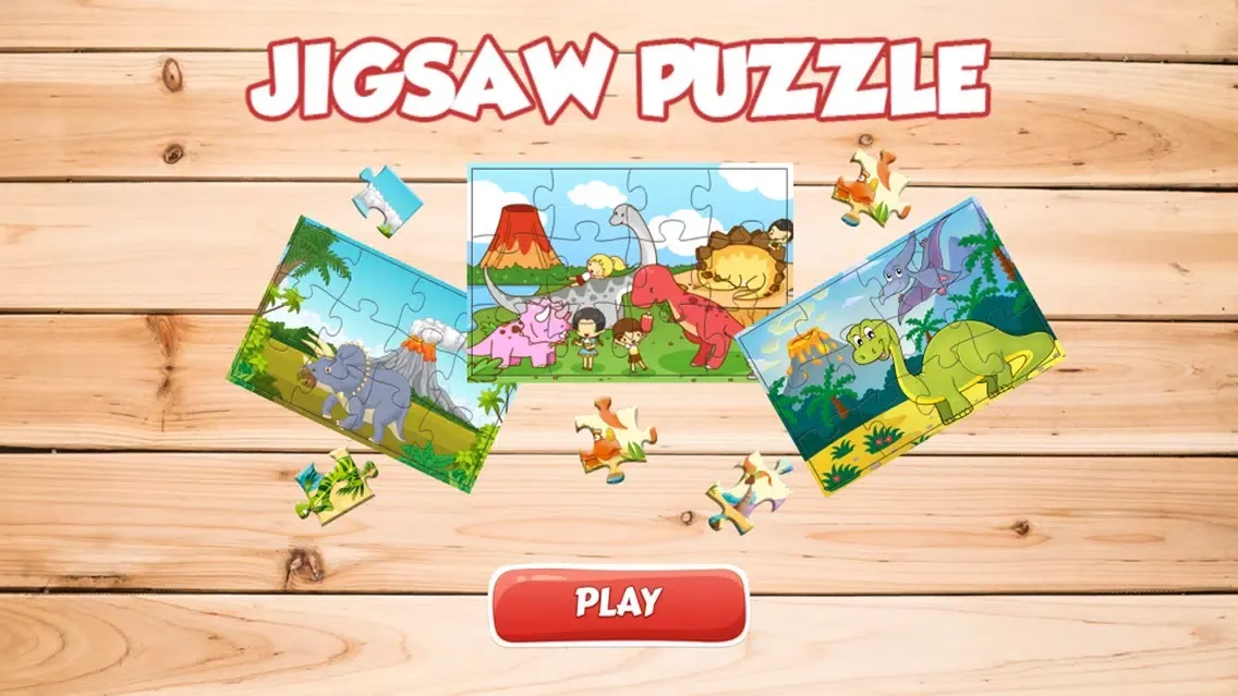 Zrzuty ekranu Dinosaur World Free Jigsaw Puzzle Games for kids
