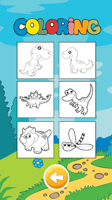 Zrzuty ekranu Dragon Dinosaur Coloring Book HD