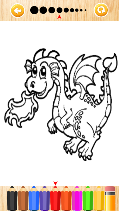 Zrzuty ekranu Dragon Dinosaur Coloring Book HD