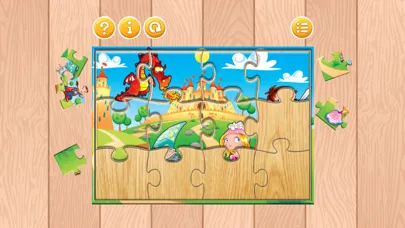 Tangkapan skrin Fairy Tale Easy Jigsaw Puzzle Games Free For Kids
