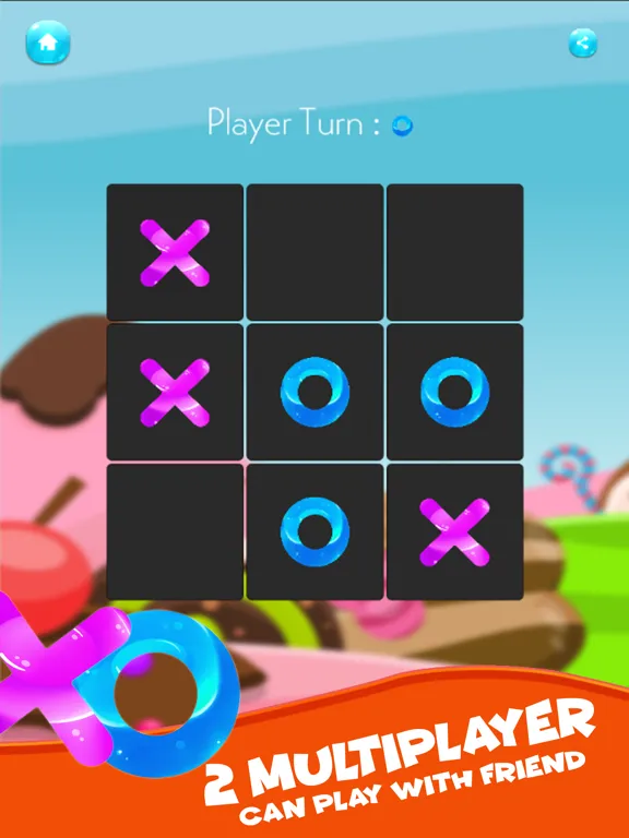Скриншоты XO Tic tac toe ! Jelly Edition iPad 