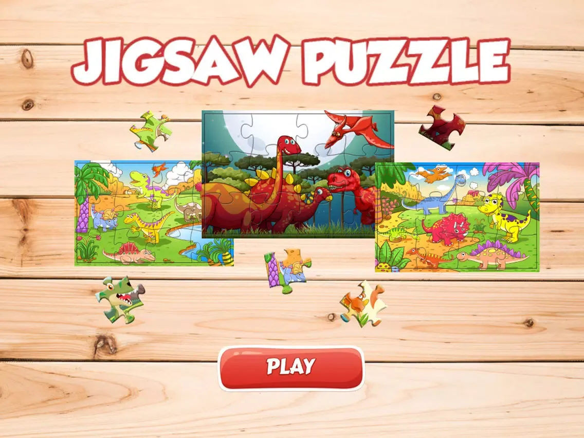 Captures d'écran de Toddler Animal Puzzle Dinosaurs HD iPad 