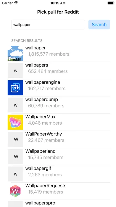 Screenshot di PicPull for Reddit