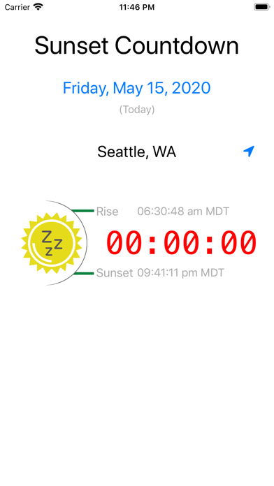 Sunset Countdown স্ক্রিনশট