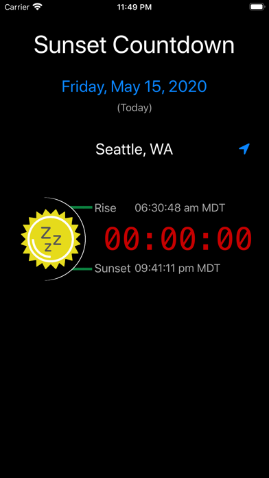 Sunset Countdown স্ক্রিনশট