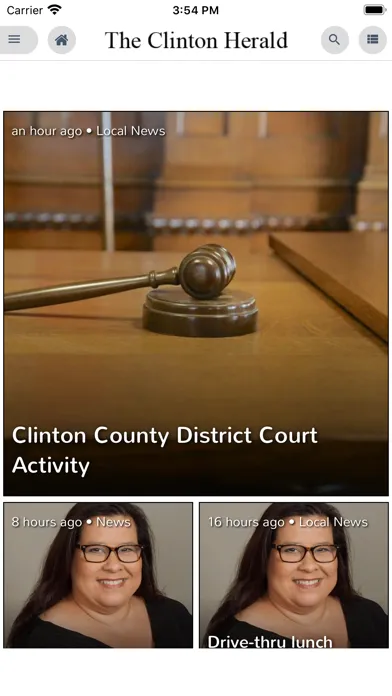 Captures d'écran de Clinton Herald