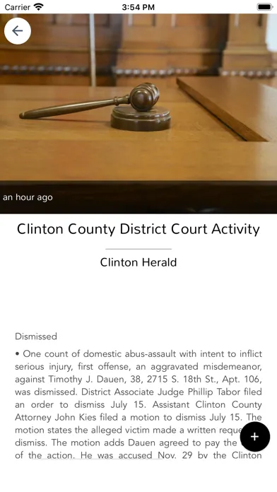 Captures d'écran de Clinton Herald