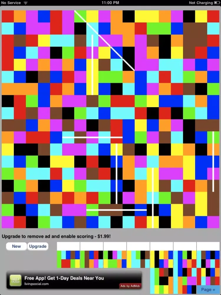 Tangkapan skrin ChromoHunt L: Free Pattern Find Puzzle iPad 