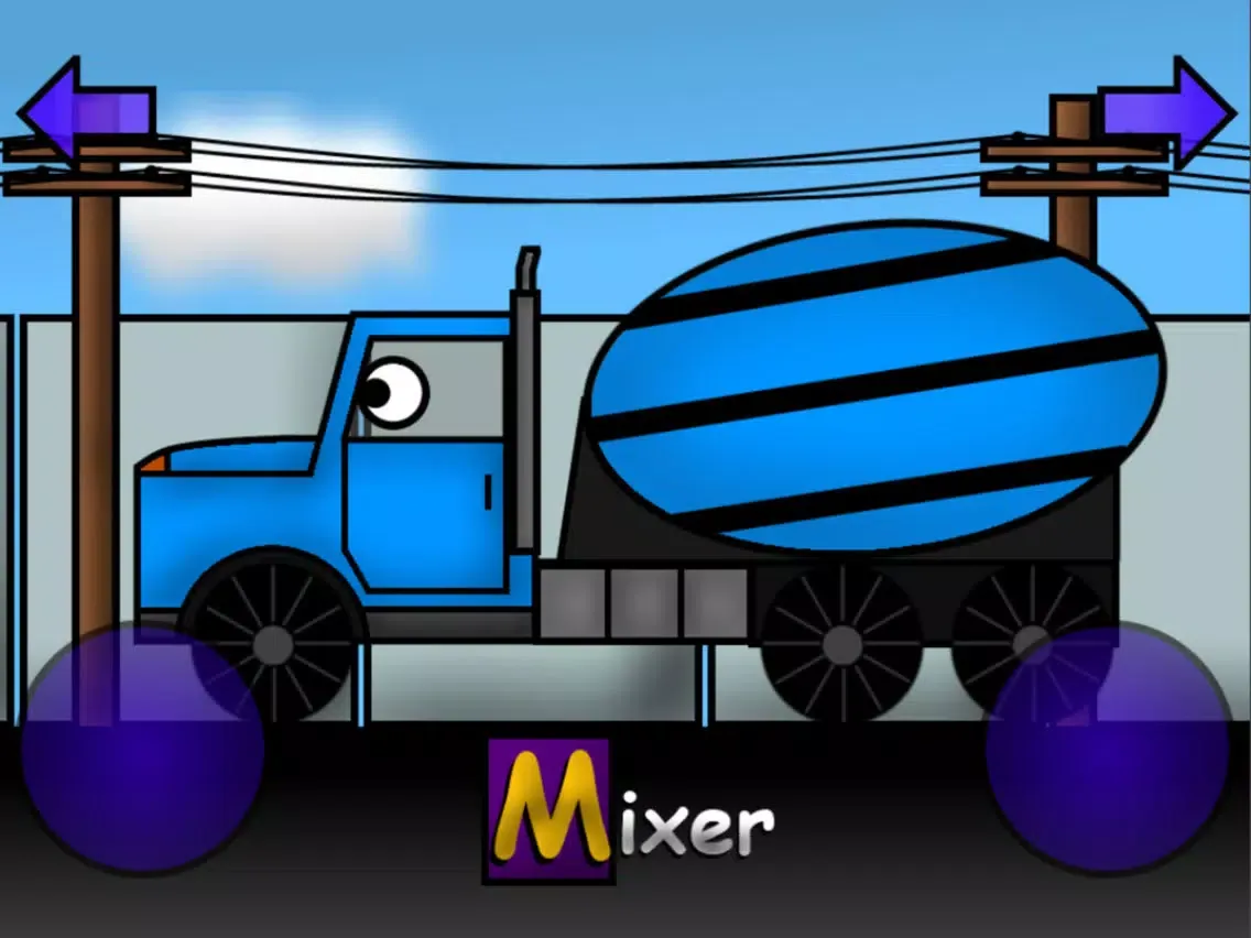 Скриншоты Kids Trucks: Construction Alphabet for Toddlers iPad 