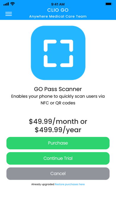 Clio GO Manager应用截图