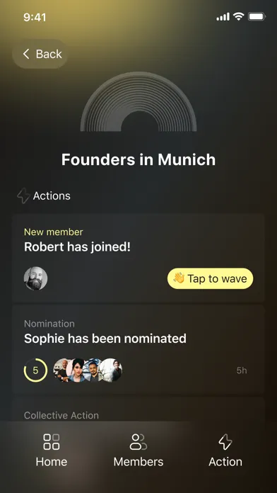Cliq - The social network سکرین شاٹس
