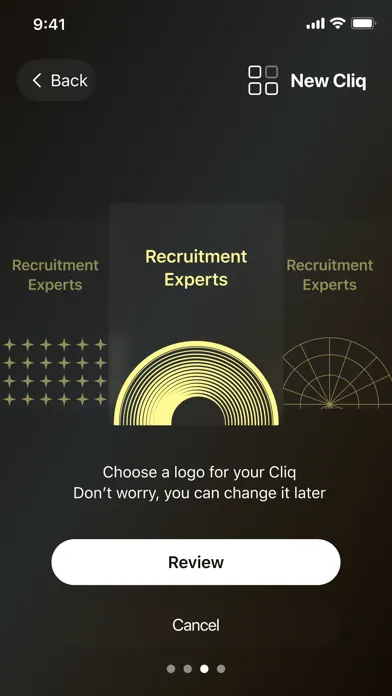 Cliq - The social network سکرین شاٹس