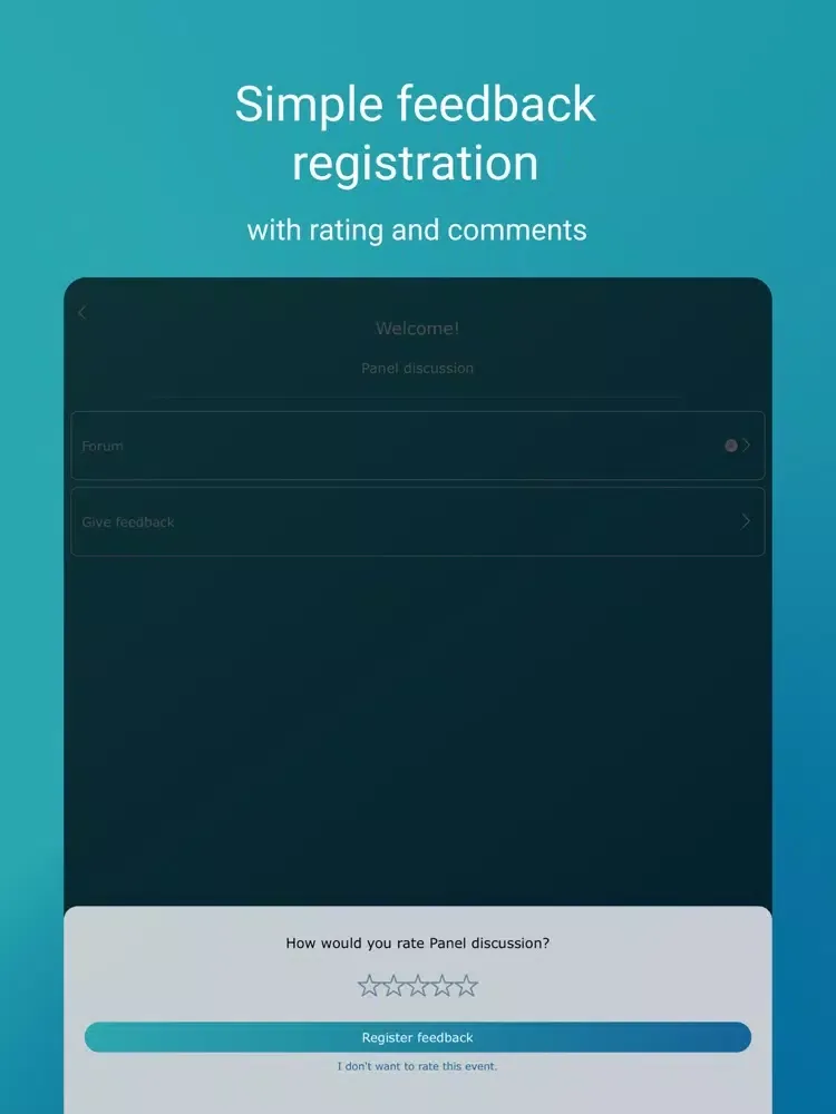 Capturas de pantalla de imin - event management iPad 