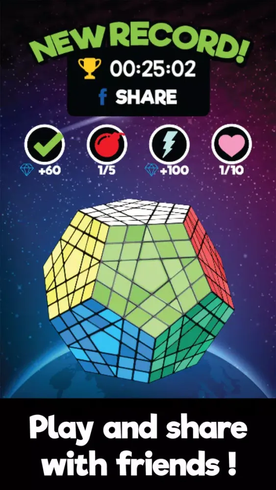Capturas de tela do SpeedCubers-3D Rubik's Puzzles
