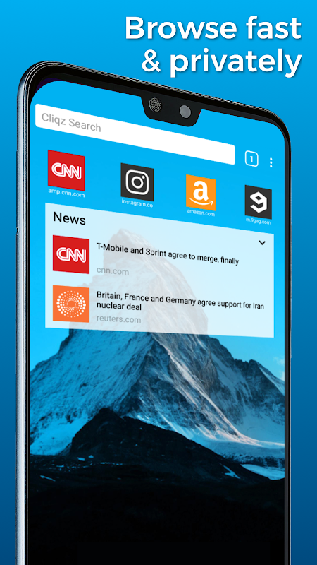Cliqz Browser Screenshots1