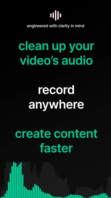 Zrzuty ekranu Video Noise Cleanup clir Clips