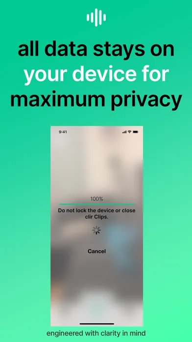 Zrzuty ekranu Video Noise Cleanup clir Clips