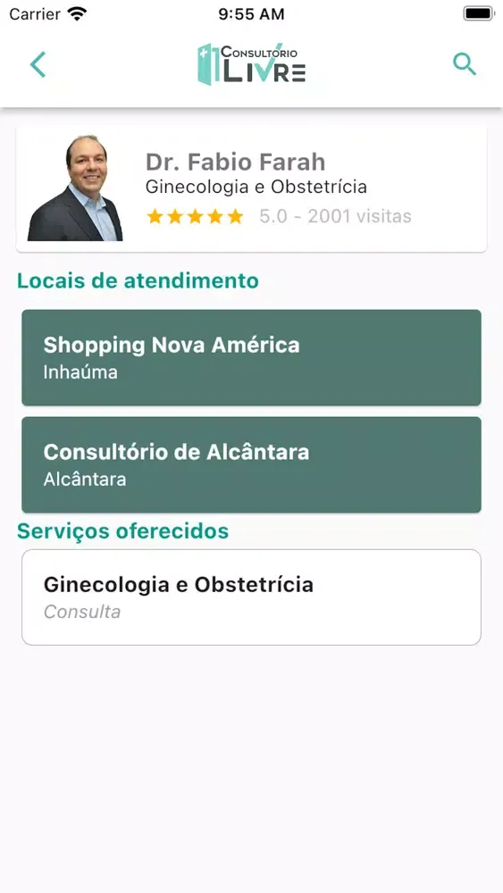 Capturas de pantalla de Consultório Livre
