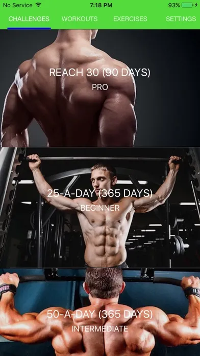 Ảnh chụp màn hình của Chrono PullUps: 3D Trainer