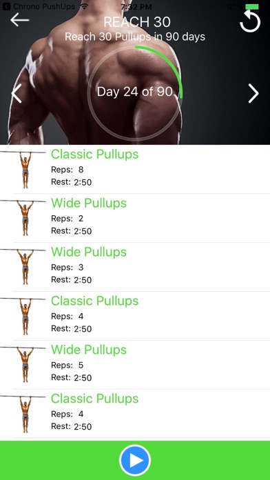 Screenshot di Chrono PullUps: 3D Trainer