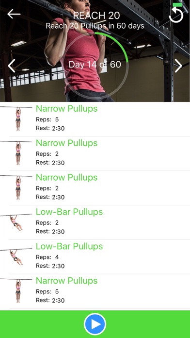 Screenshot di Chrono PullUps: 3D Trainer