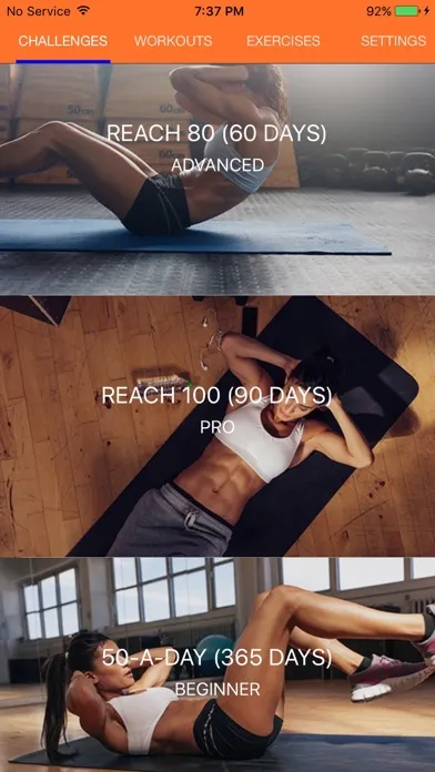 Tangkapan layar Chrono SitUps: 3D Trainer
