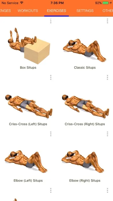 Tangkapan layar Chrono SitUps: 3D Trainer
